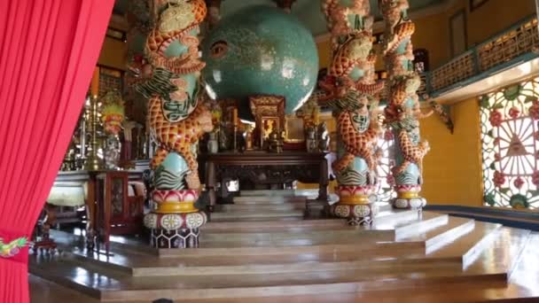 Bilder Vackra Antika Tempel Vietnam — Stockvideo