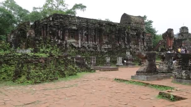 Edificios Antiguos Sitio Histórico Cong Nhan Vietnam — Vídeo de stock