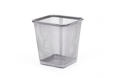 Beyaz arka plan üzerinde çöp