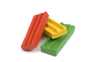 beyaz zemin üzerine hamuru