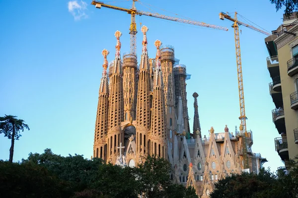 Sagrada Familia Cathedral in Barcelona in Spain — Stock Photo, Image