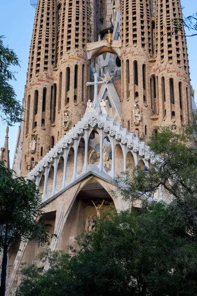 Sagrada Familia Cathedral in Barcelona in Spain — 图库照片