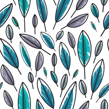 Beyaz arkaplanda renksiz tüysüz desen