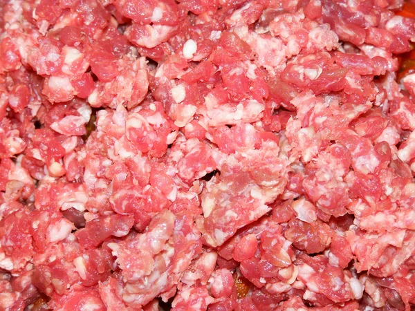 Minced meat closeup — Stock Photo, Image