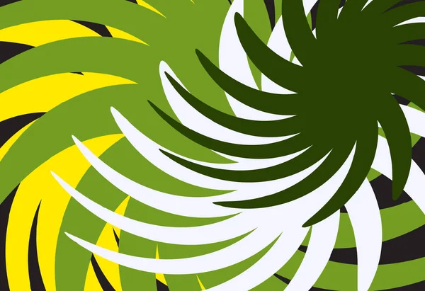 Fondo verde amarillo abstracto — Archivo Imágenes Vectoriales