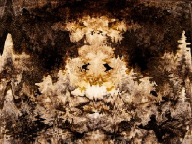 Kahve rengi soyut arkaplan