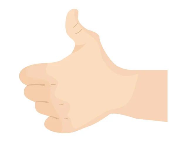 Thumb up ilustração — Vetor de Stock
