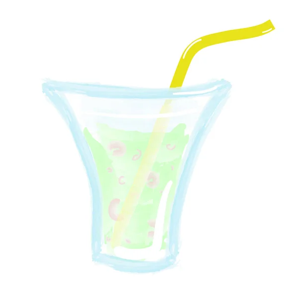 Copo de limonada — Vetor de Stock