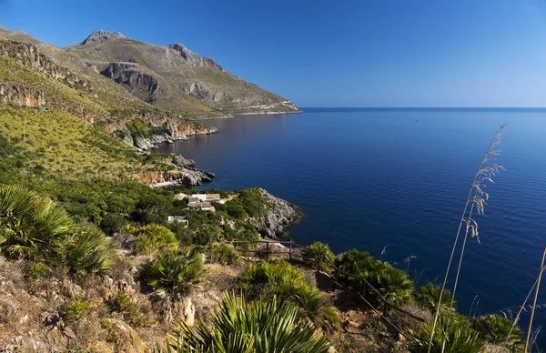 Τοπίο, Lo Ζιγκαρο φύση αποθεματικό σε Σικελία, Ιταλία — Φωτογραφία Αρχείου