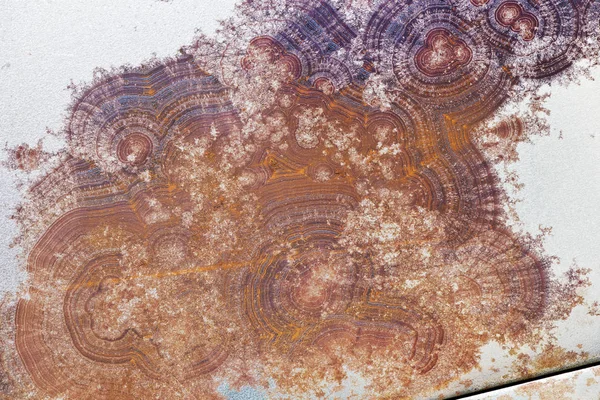 Overflatestruktur av rustent metall. Abstrakt bakgrunn – stockfoto