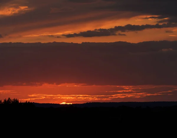 Céu do pôr do sol — Fotografia de Stock