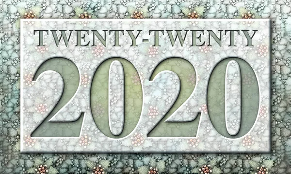 Holly Twenty-Twenty 2020 - Ilustración 3D —  Fotos de Stock