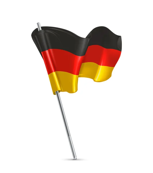 Zászló Germany 3d vektor ikon — Stock Vector