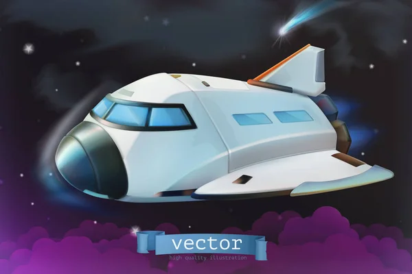 Icono del transbordador espacial — Vector de stock