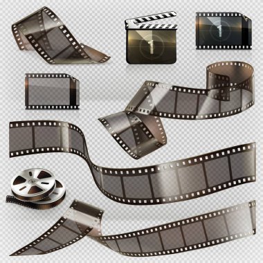 Film şeritleri ile şeffaflık
