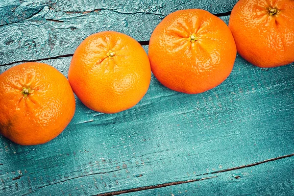 Frische Orangenmandarinen — Stockfoto