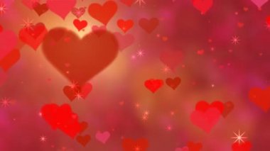 Kırmızı kalpler Tema