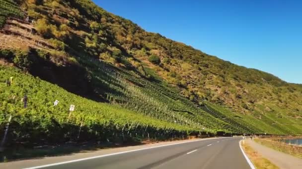 Imágenes Coches Que Circulan Por Caminos Montaña — Vídeo de stock