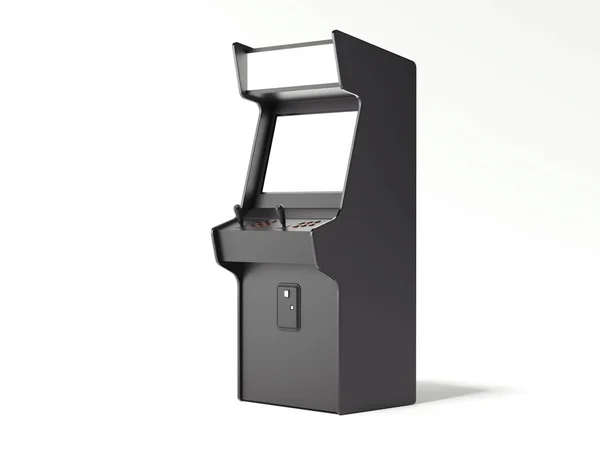 Macchina da gioco isolata su sfondo bianco. rendering 3d — Foto Stock