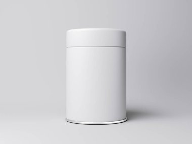 Beyaz etiket olan. 3D render