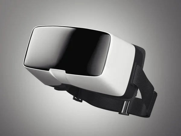 Fone de ouvido de realidade virtual VR. Vista lateral. Renderização 3d — Fotografia de Stock