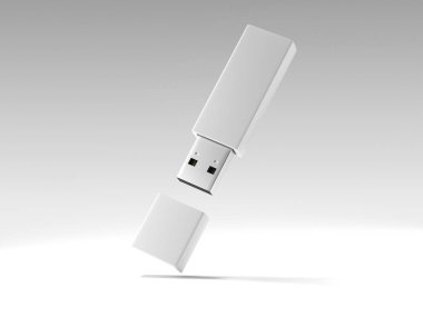 USB bellek sopa. 3D render
