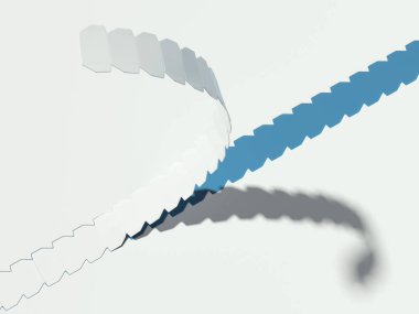 Gözyaşı şerit. 3D render