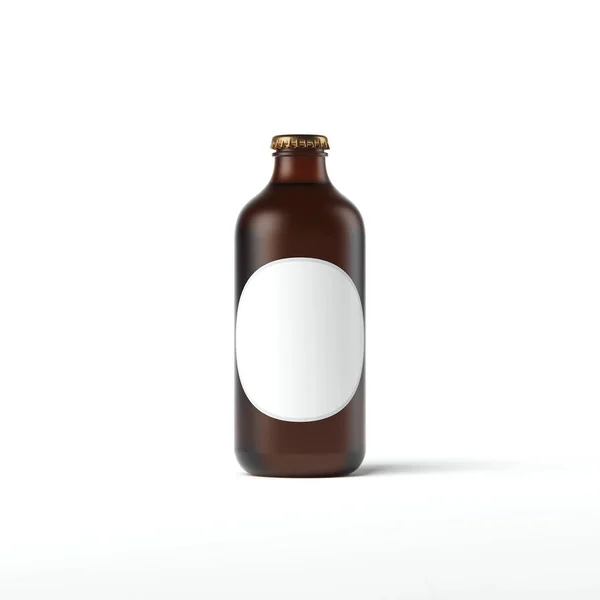 Round bottle. 3d rendering — Stock Photo, Image