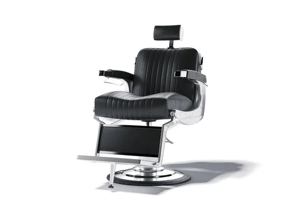 Barbershop stoel geïsoleerd op wit. 3D-rendering — Stockfoto