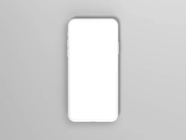 Яркий макет телефона. 3d-рендеринг — стоковое фото