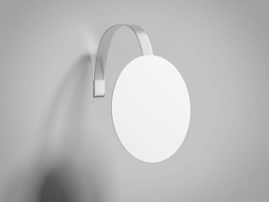 Promosyon, 3d render için siyah etiket