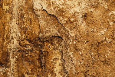 Retro vingae eski tuğla ve beton duvarın arka plan dokusu