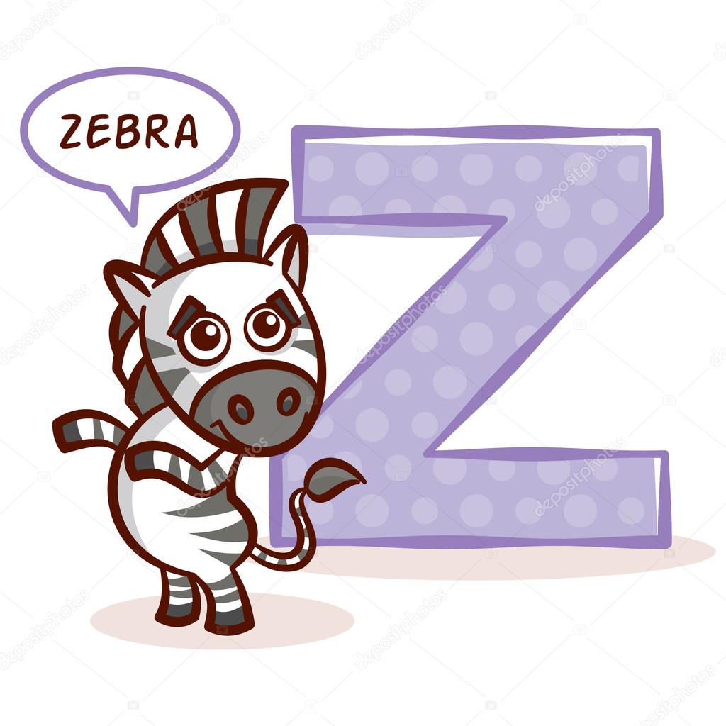 ABC ZOO Alphabet Letter Z Zebra