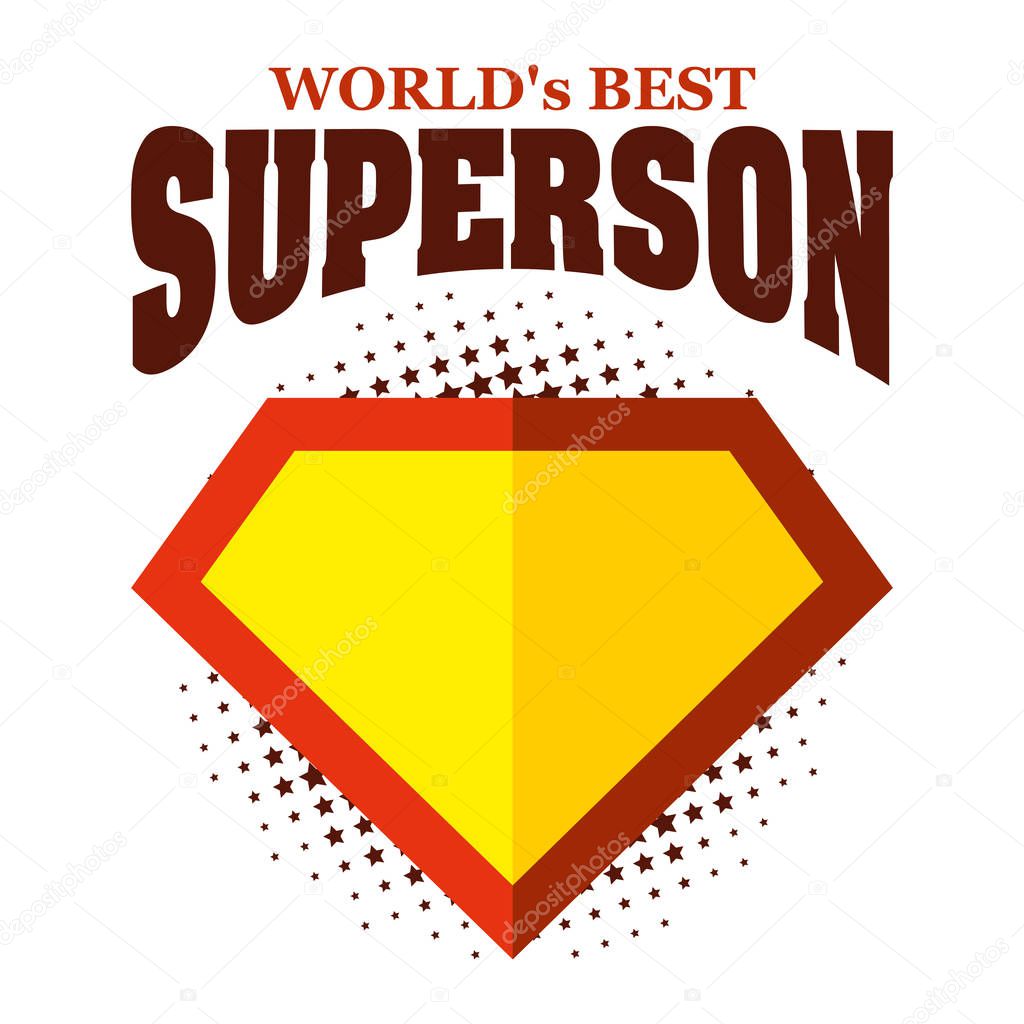 Superson logo superhero World's best