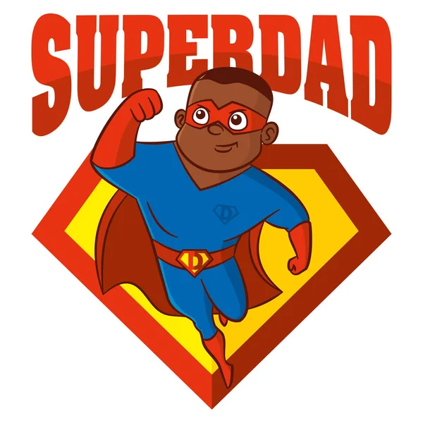 Superhero man Cartoon character — Stock Vector