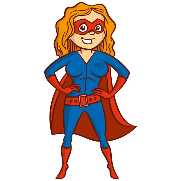 Süper kahraman kadın çizgi film karakteri