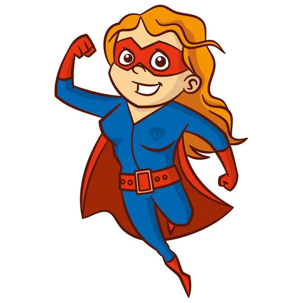 Super eroe donna Cartoon personaggio — Foto Stock