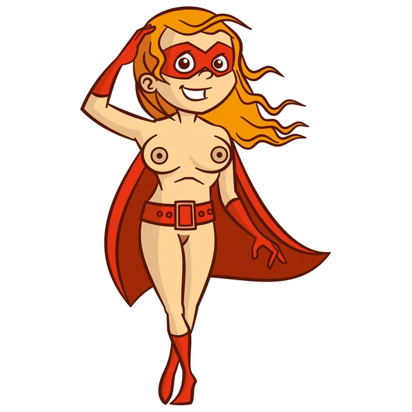 Süper kahraman kadın çizgi film karakteri