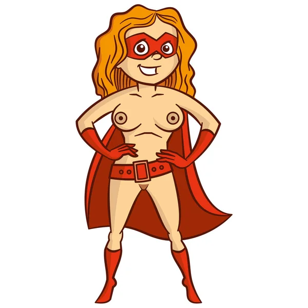 Süper kahraman kadın çizgi film karakteri