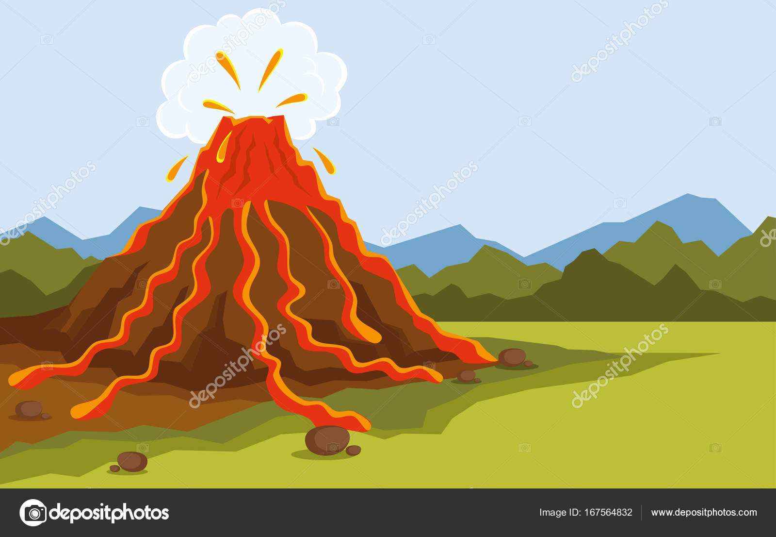 Volcanes imágenes de stock de arte vectorial | Depositphotos Volcanes imágenes de stock de arte vectorial | Depositphotos