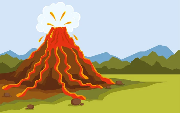 Las montañas vector ilustración Vectores De Stock Sin Royalties Gratis