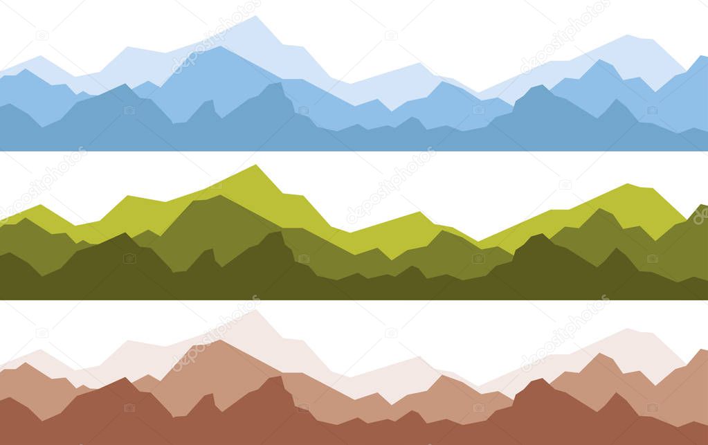 Mountains Vector illustration