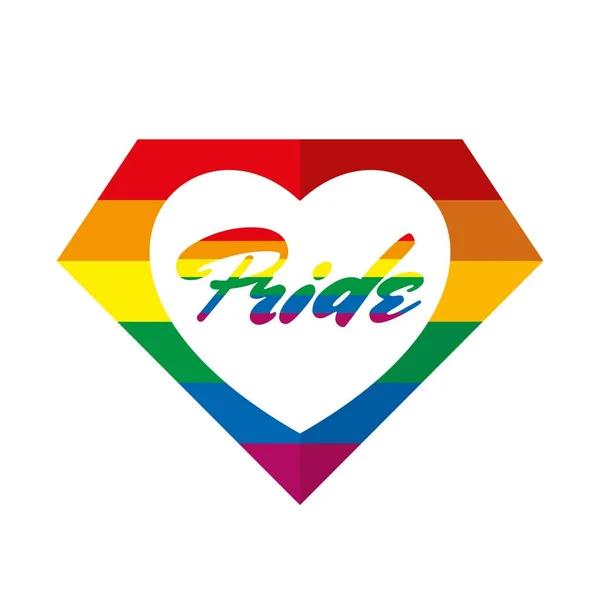 ΛΟΑΤ σύμβολο ουράνιο τόξο — Διανυσματικό Αρχείο