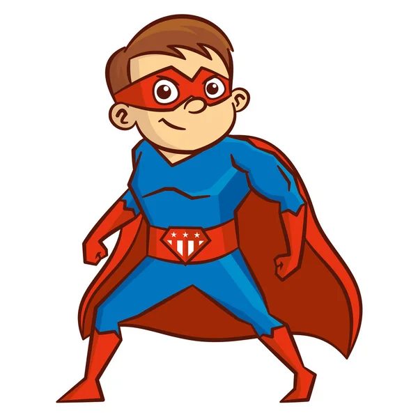 Персонаж мультфильма "Супергерой" — стоковый вектор