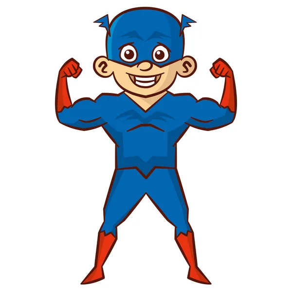 Персонаж мультфильма "Супергерой" — стоковый вектор