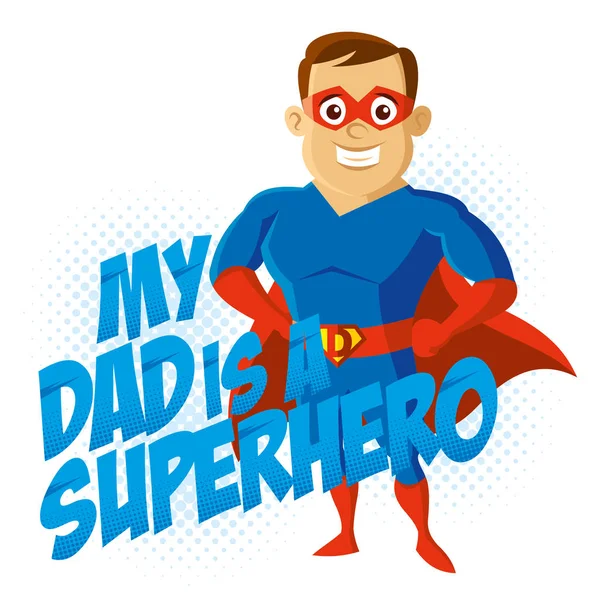 Superhero t-shirt dla dzieci — Wektor stockowy