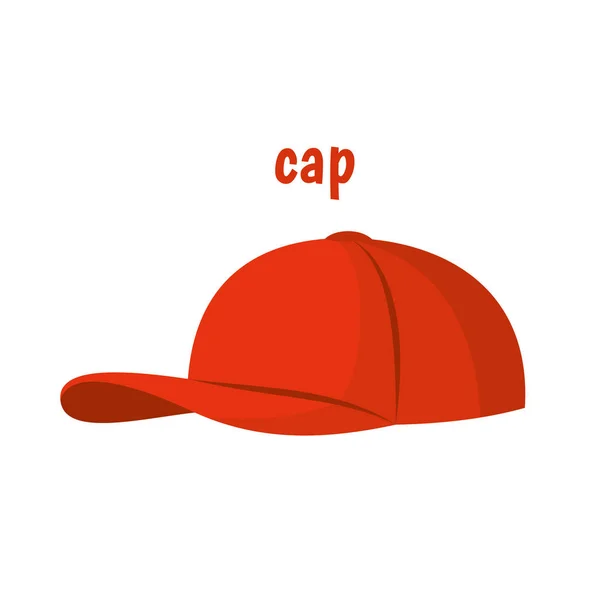 Red cap vector — Stock Vector