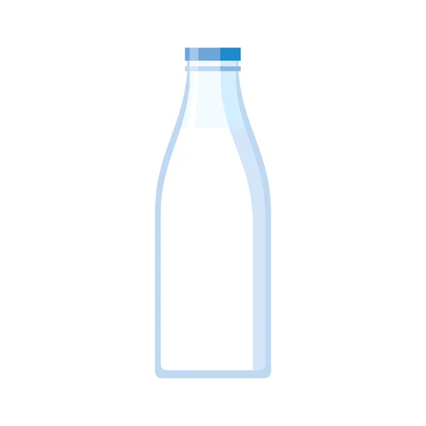 Bottle of fresh milk vector illustration isolated — Stock Vector