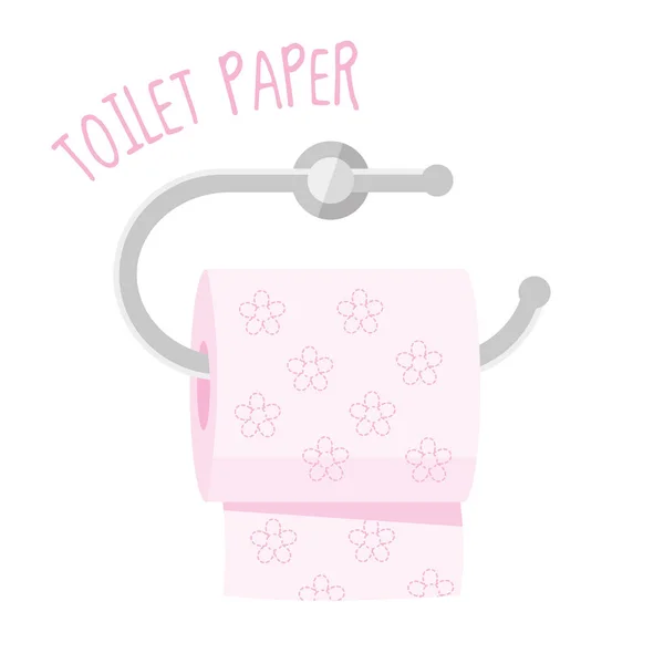 Toilet papier vector illustratie — Stockvector