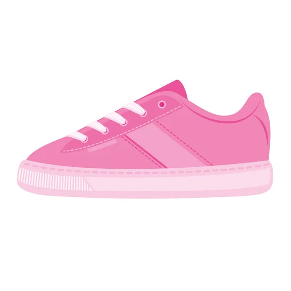 Rosa zapatillas vector — Archivo Imágenes Vectoriales